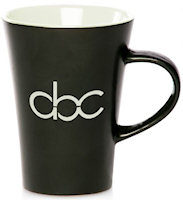 Ceramic Mugs: 10oz White Matte Finish Tazo Mugs